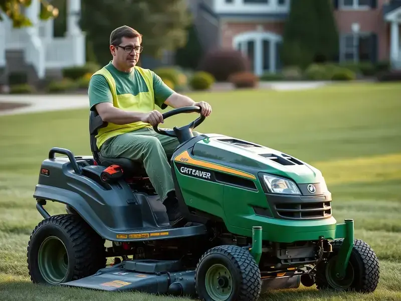 Scott Cross Mowing Services team at work